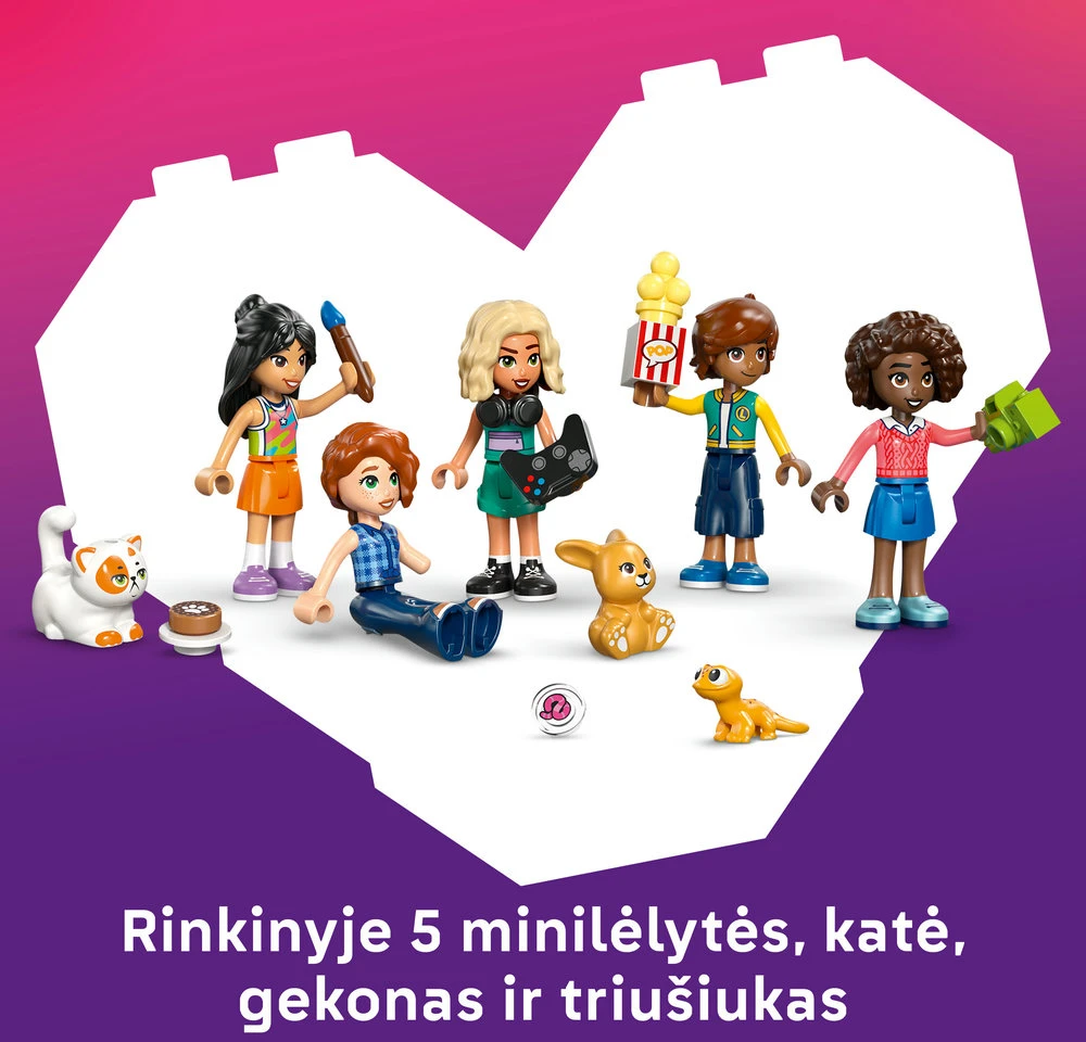 „LEGO® Friends“ Hartleiko draugų klubo namai 42689