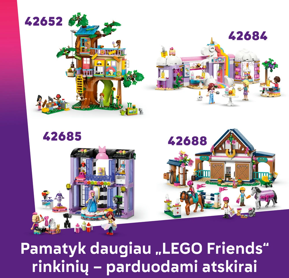 „LEGO® Friends“ Hartleiko draugų klubo namai 42689