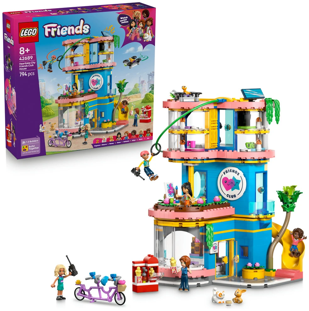 „LEGO® Friends“ Hartleiko draugų klubo namai 42689