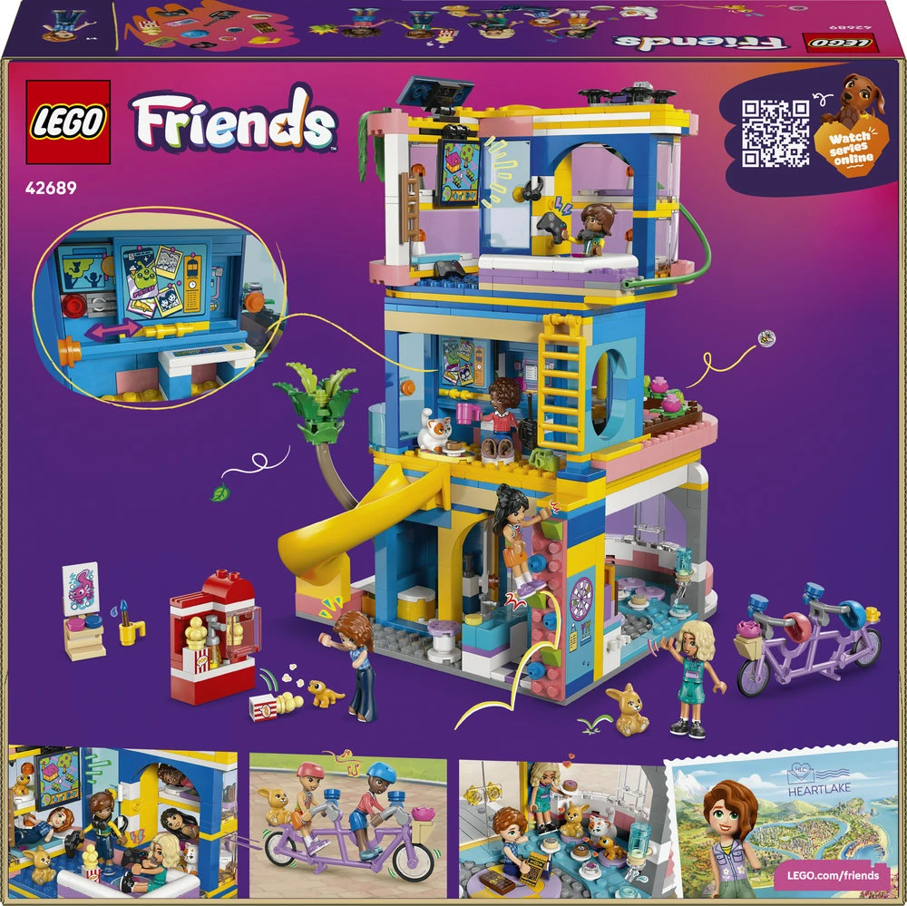 „LEGO® Friends“ Hartleiko draugų klubo namai 42689