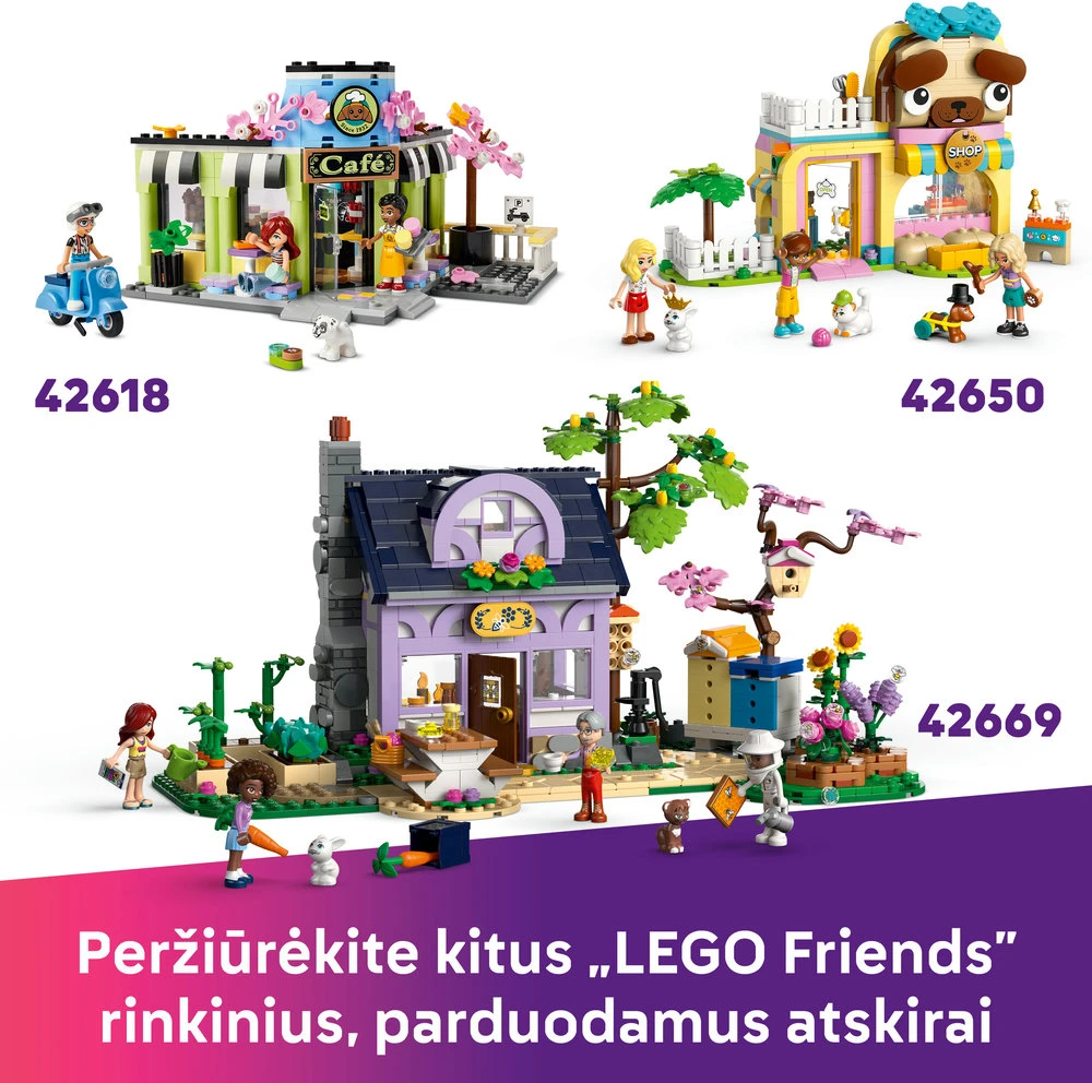 LEGO® Friends Hartleiko saldainių parduotuvė Rinkinys 42649