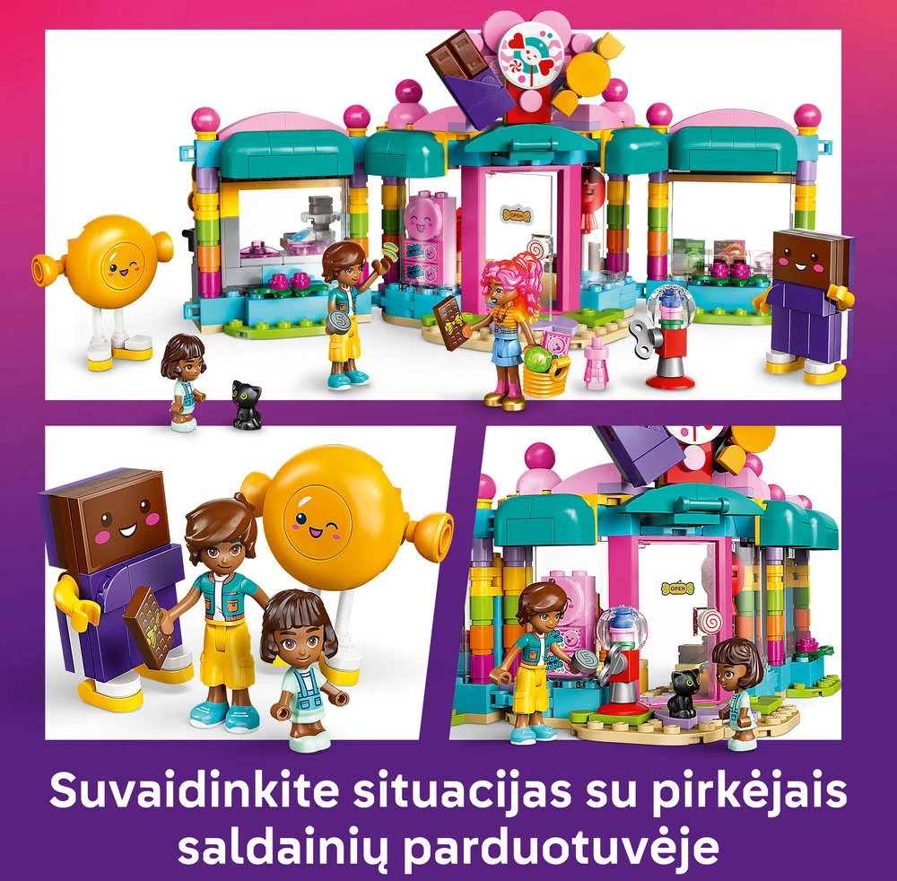 LEGO® Friends Hartleiko saldainių parduotuvė Rinkinys 42649