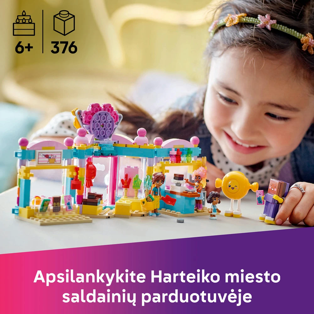 LEGO® Friends Hartleiko saldainių parduotuvė Rinkinys 42649