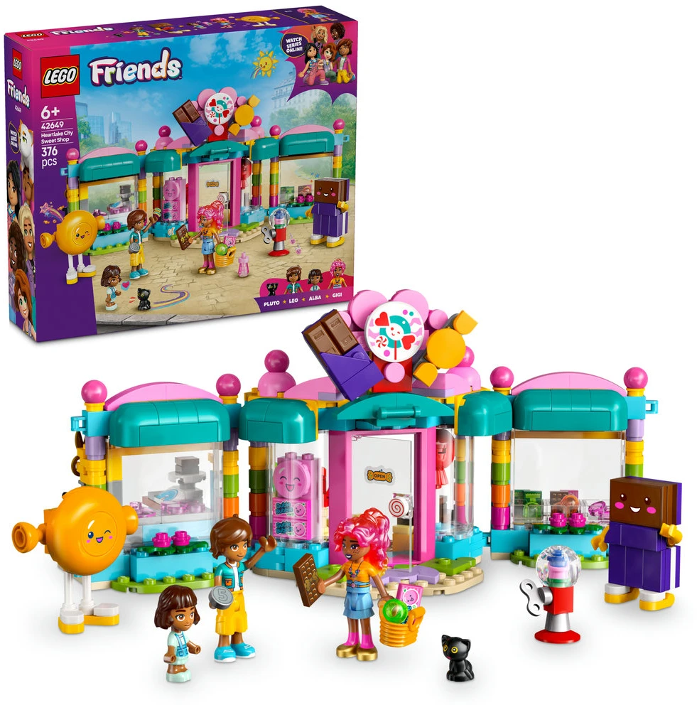 LEGO® Friends Hartleiko saldainių parduotuvė Rinkinys 42649