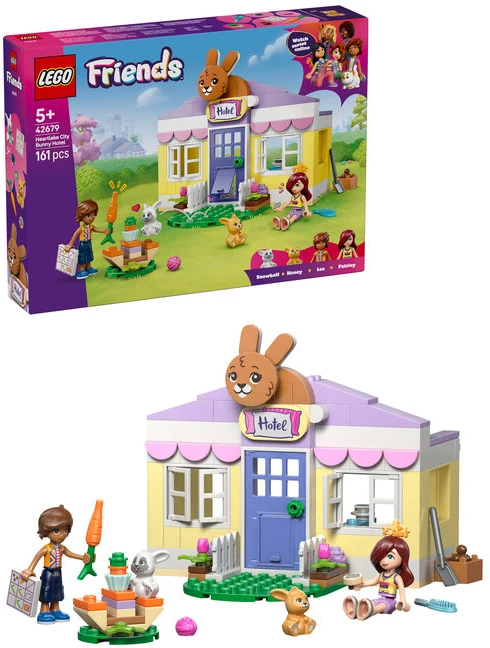 „LEGO® Friends“ Hartleiko triušiukų viešbutis Rinkinys 42679