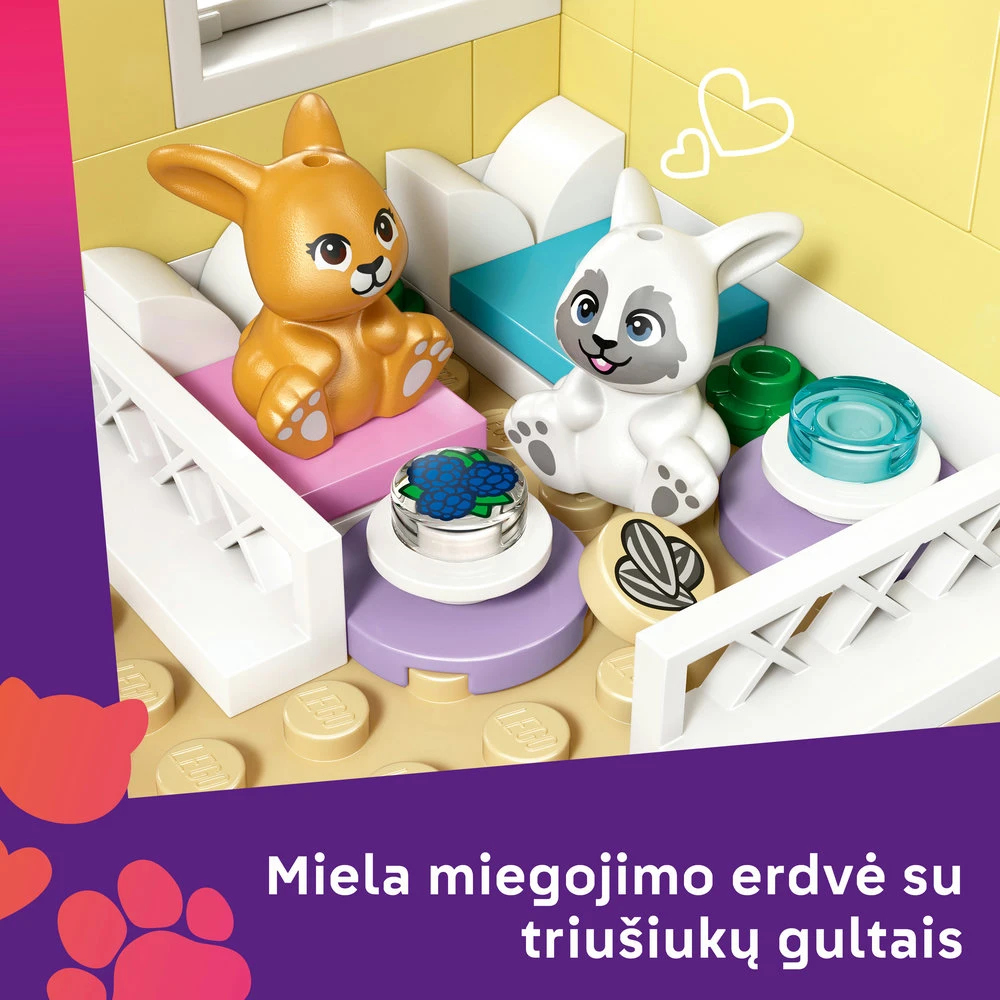 „LEGO® Friends“ Hartleiko triušiukų viešbutis Rinkinys 42679
