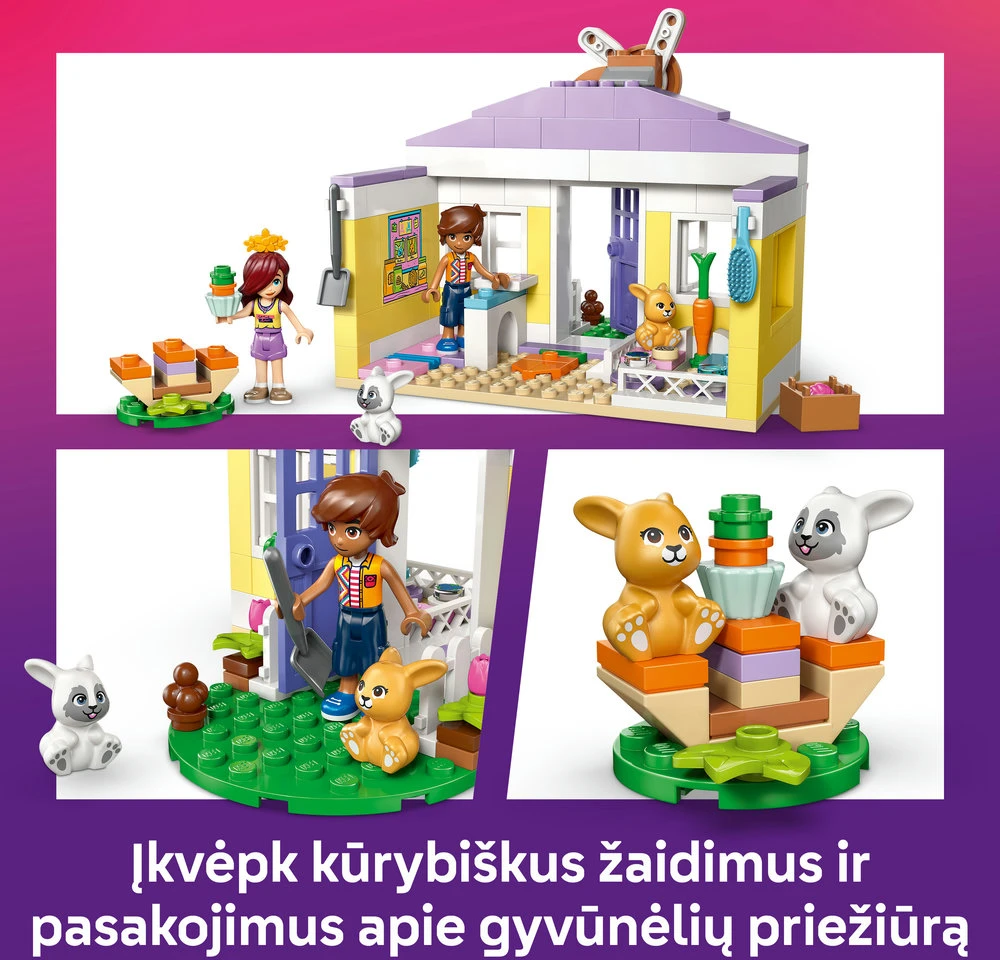 „LEGO® Friends“ Hartleiko triušiukų viešbutis Rinkinys 42679