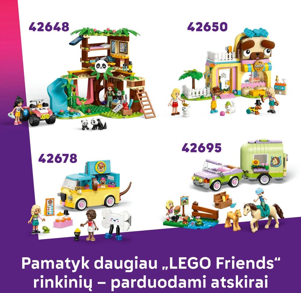 „LEGO® Friends“ Hartleiko triušiukų viešbutis Rinkinys 42679