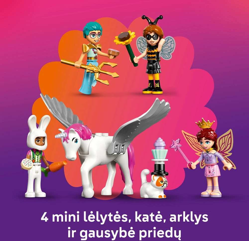 LEGO® Friends Kostiumų vakarėlis su vienaragiu ir fėja 42661
