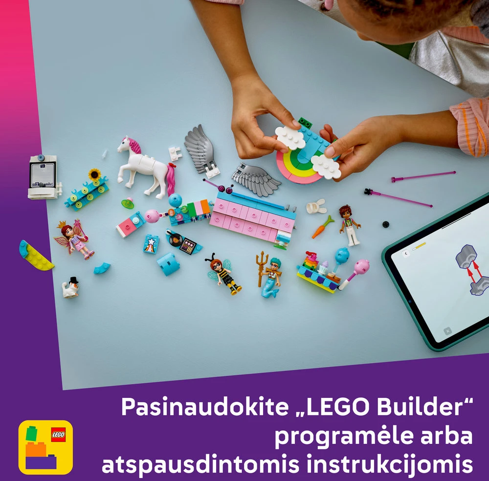 LEGO® Friends Kostiumų vakarėlis su vienaragiu ir fėja 42661