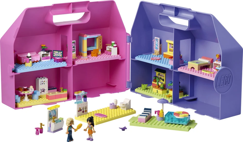 „LEGO® Friends“ Kūrybiškas lėlių namų lagaminėlis Konstravimo rinkinys 42697