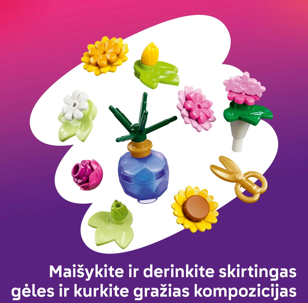 „LEGO® Friends“ Kūrybiškos gėlių parduotuvės Konstruktorius 42693