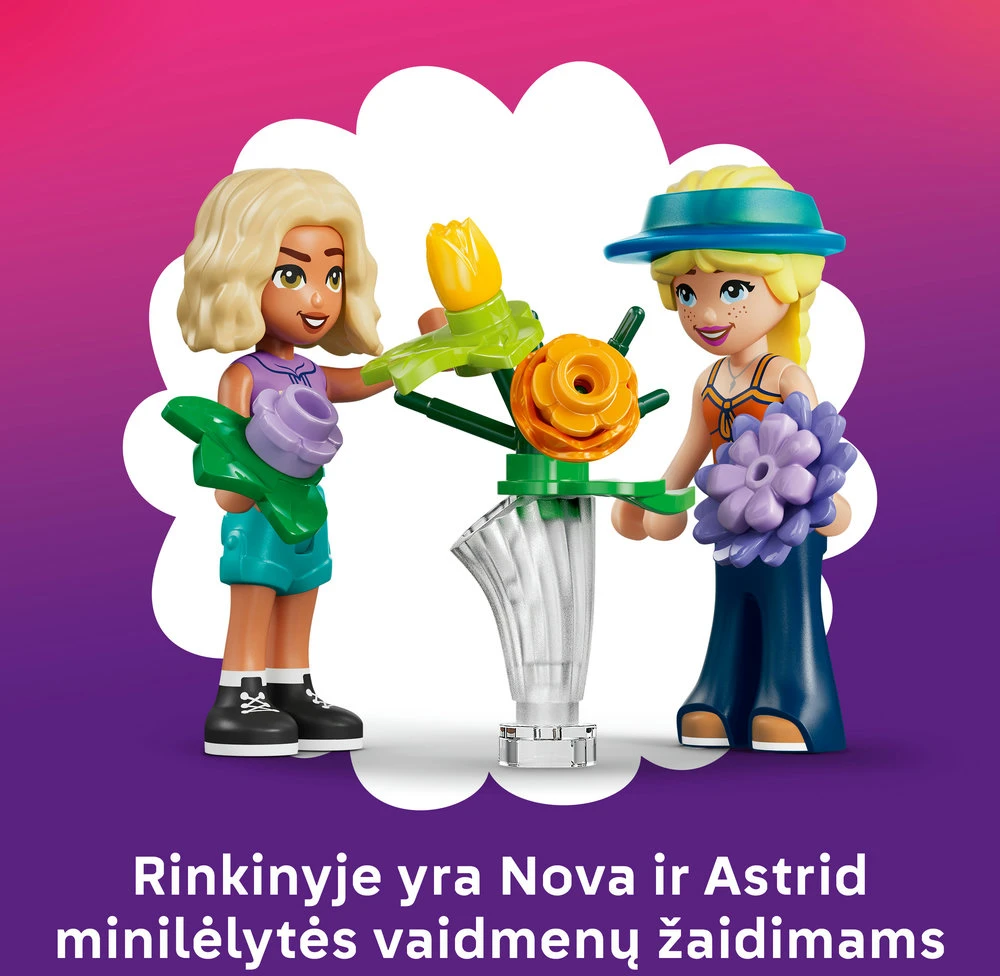 „LEGO® Friends“ Kūrybiškos gėlių parduotuvės Konstruktorius 42693