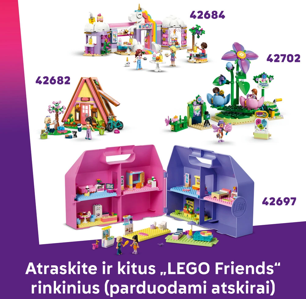 „LEGO® Friends“ Kūrybiškos gėlių parduotuvės Konstruktorius 42693