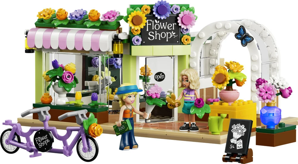 „LEGO® Friends“ Kūrybiškos gėlių parduotuvės Konstruktorius 42693