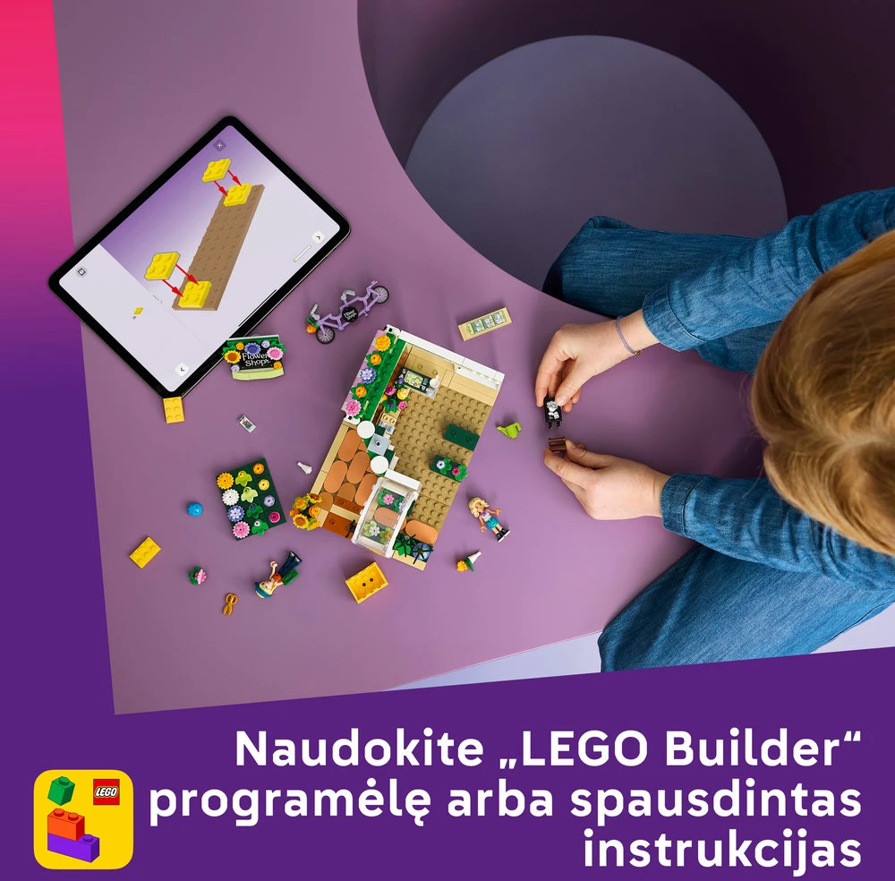 „LEGO® Friends“ Kūrybiškos gėlių parduotuvės Konstruktorius 42693