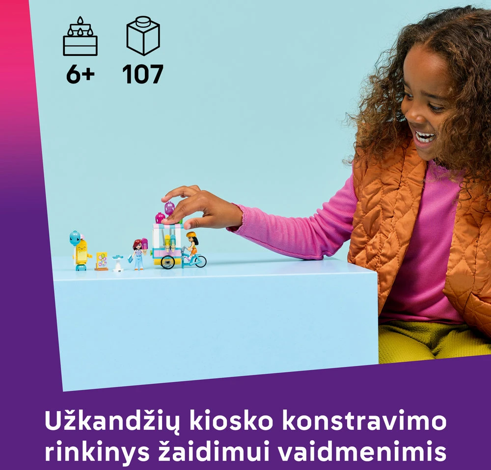 „LEGO® Friends“ Ledų ir balionų kioskas Konstravimo rinkinys 42692