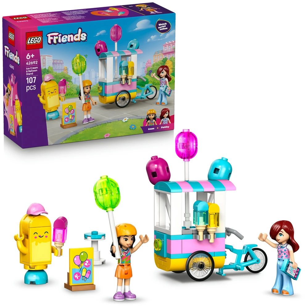 „LEGO® Friends“ Ledų ir balionų kioskas Konstravimo rinkinys 42692