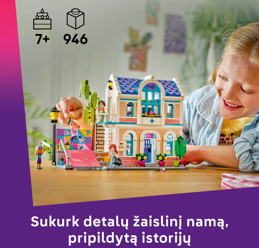 „LEGO® Friends“ Lijanos šeimos namas Konstravimo rinkinys 42687