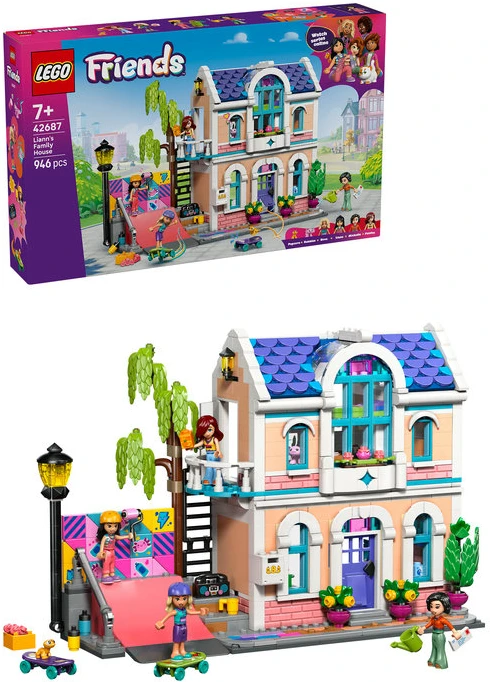 „LEGO® Friends“ Lijanos šeimos namas Konstravimo rinkinys 42687