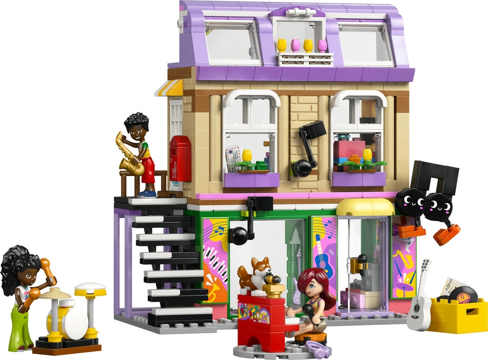 LEGO® Friends Muzikos prekių parduotuvė ir butas 42653