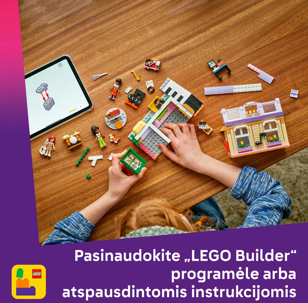 LEGO® Friends Muzikos prekių parduotuvė ir butas 42653