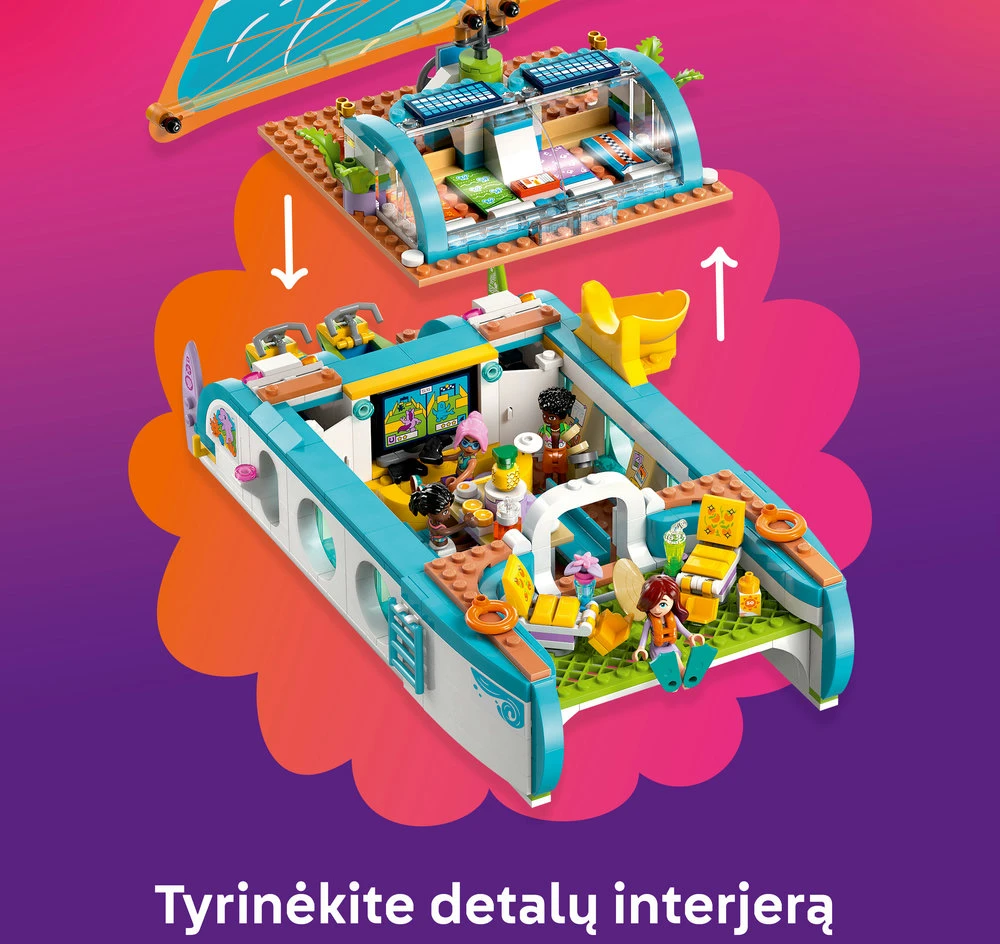 LEGO® Friends Nuotykių laivas Konstravimo rinkinys 42664