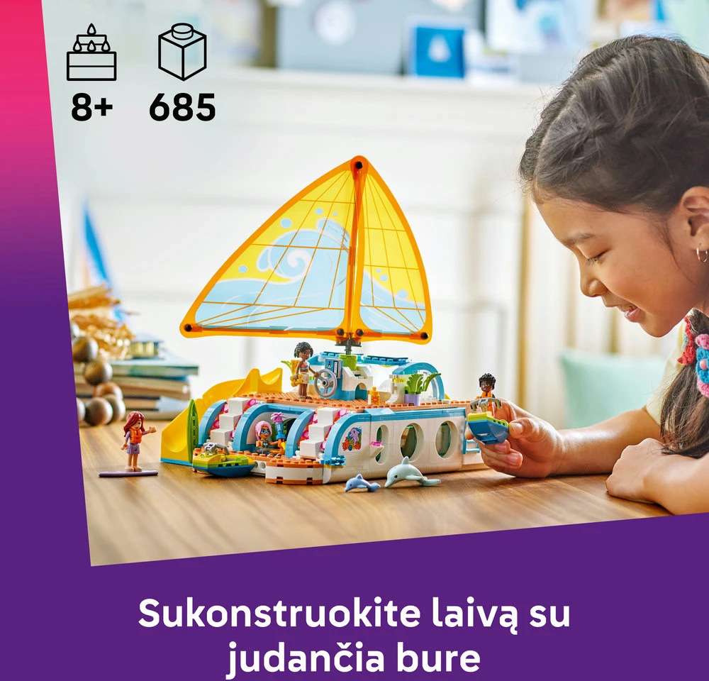LEGO® Friends Nuotykių laivas Konstravimo rinkinys 42664