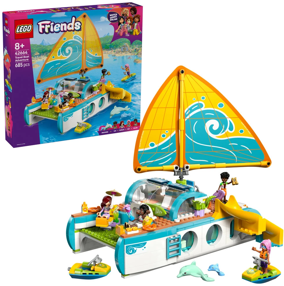 LEGO® Friends Nuotykių laivas Konstravimo rinkinys 42664