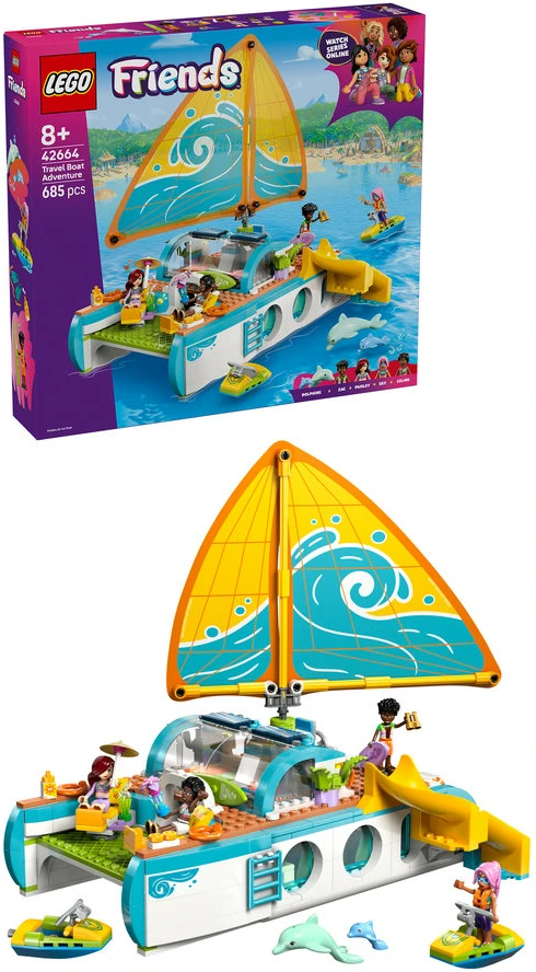 LEGO® Friends Nuotykių laivas Konstravimo rinkinys 42664