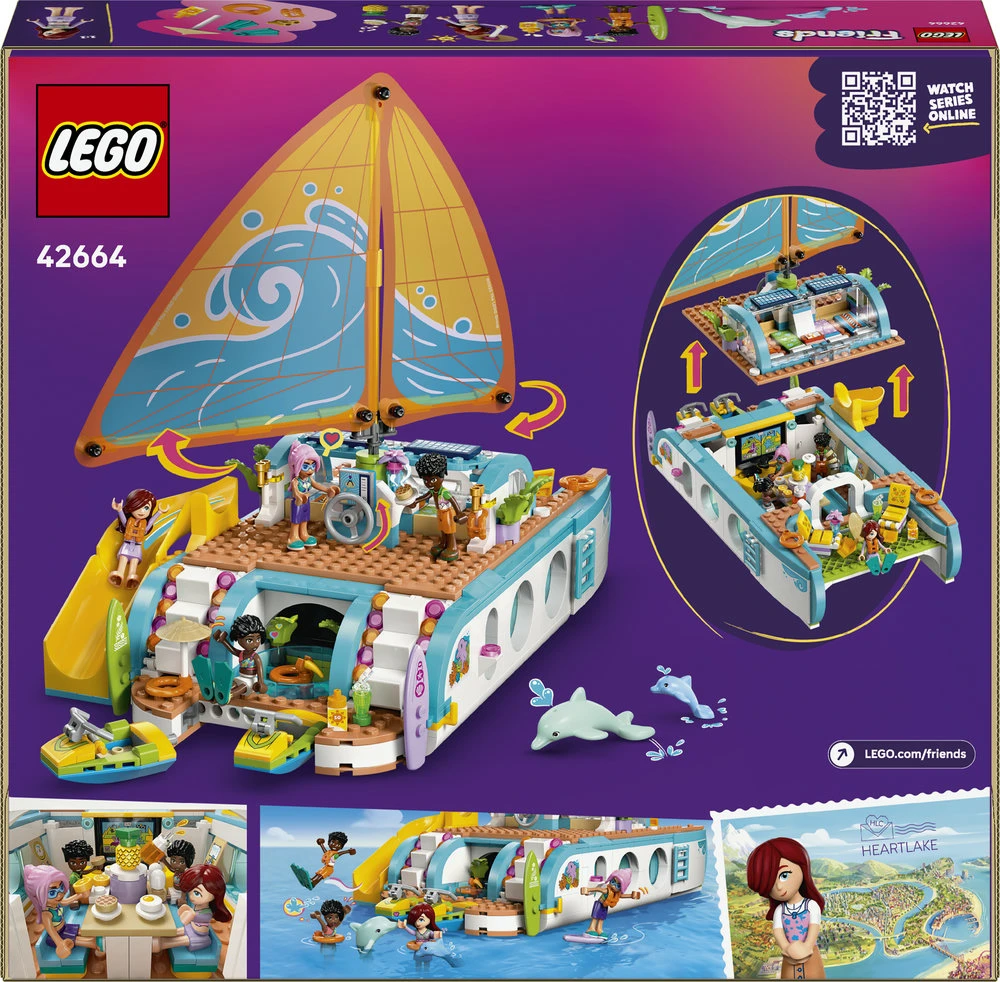 LEGO® Friends Nuotykių laivas Konstravimo rinkinys 42664