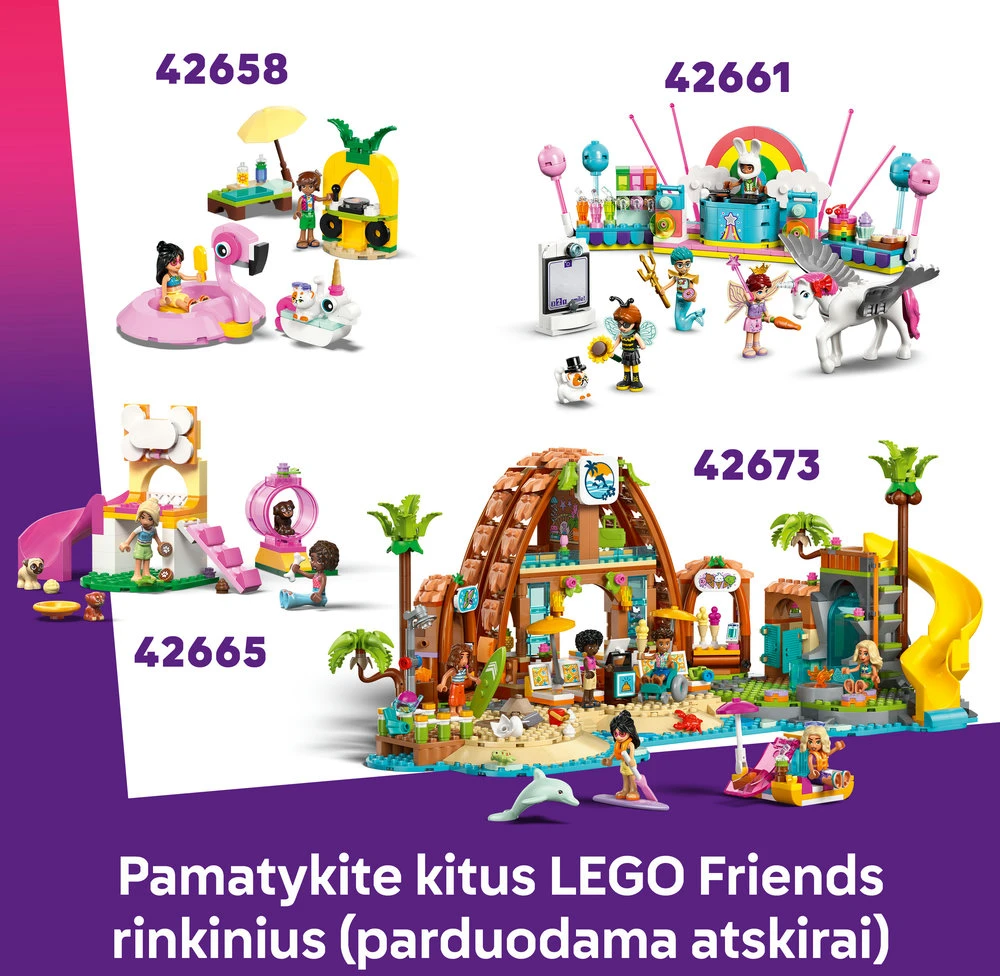 LEGO® Friends Nuotykių laivas Konstravimo rinkinys 42664
