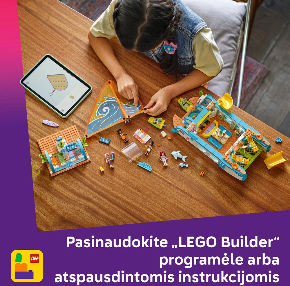 LEGO® Friends Nuotykių laivas Konstravimo rinkinys 42664