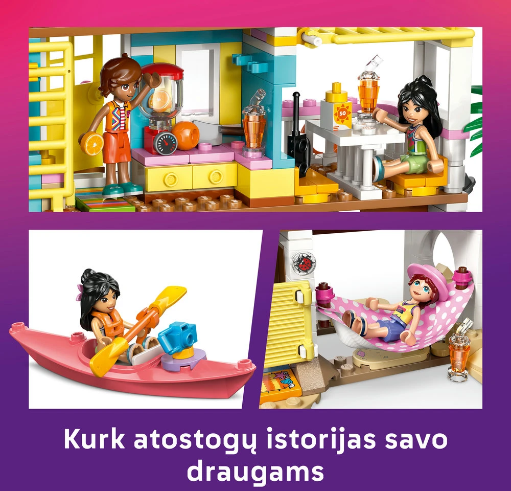 „LEGO® Friends“ Paplūdimio namelis su ruoniais Konstravimo rinkinys 42699