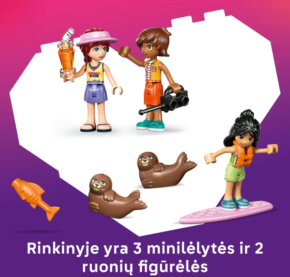„LEGO® Friends“ Paplūdimio namelis su ruoniais Konstravimo rinkinys 42699