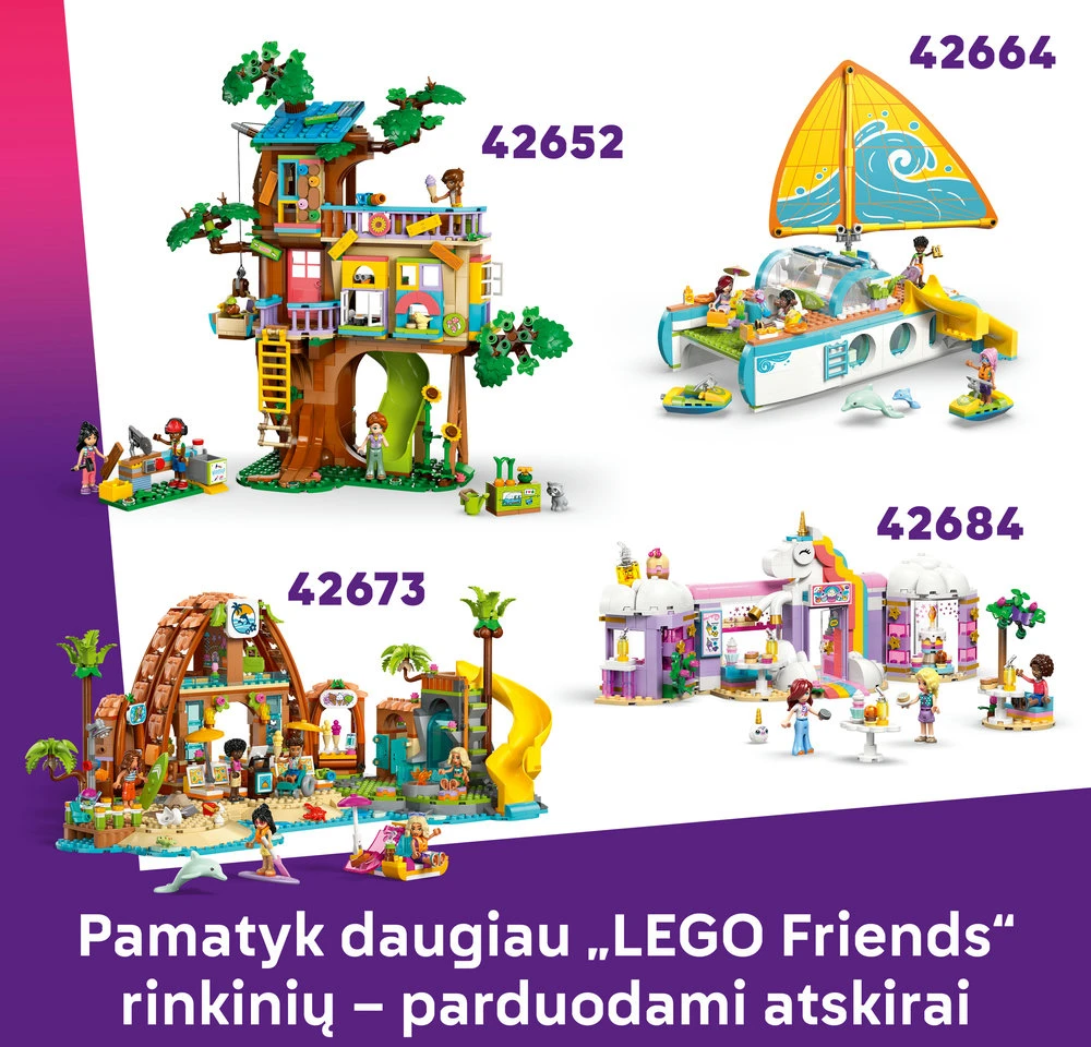 „LEGO® Friends“ Paplūdimio namelis su ruoniais Konstravimo rinkinys 42699