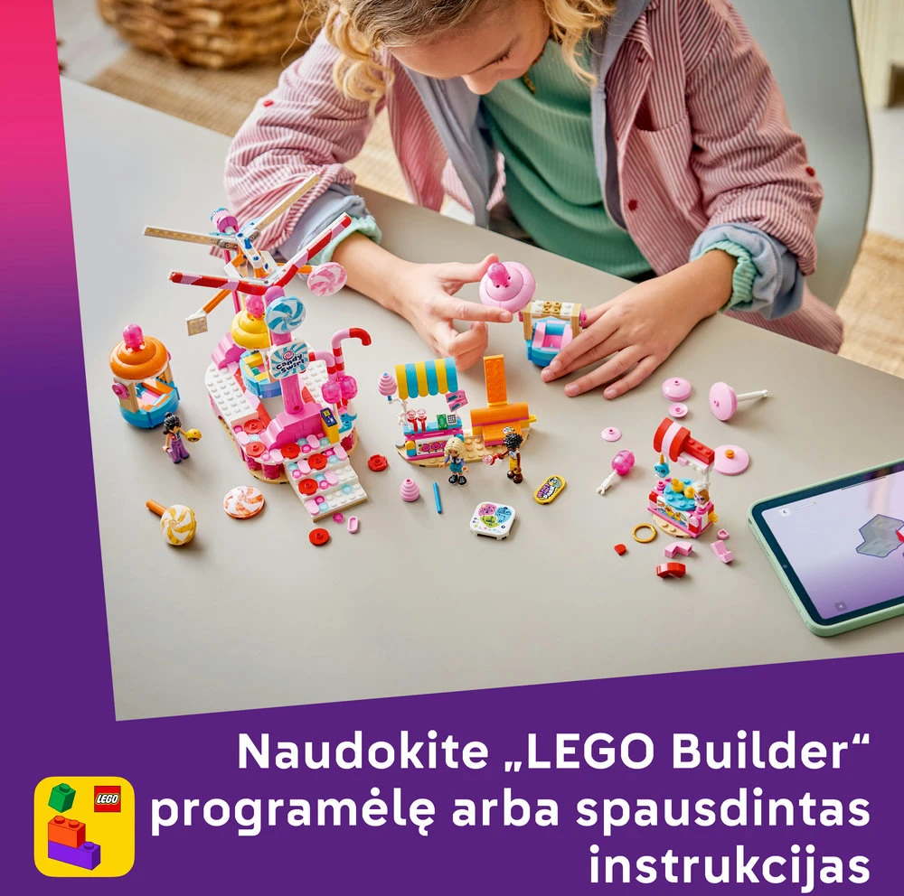 „LEGO® Friends“ Saldainių ir keksiukų apžvalgos ratas 42700