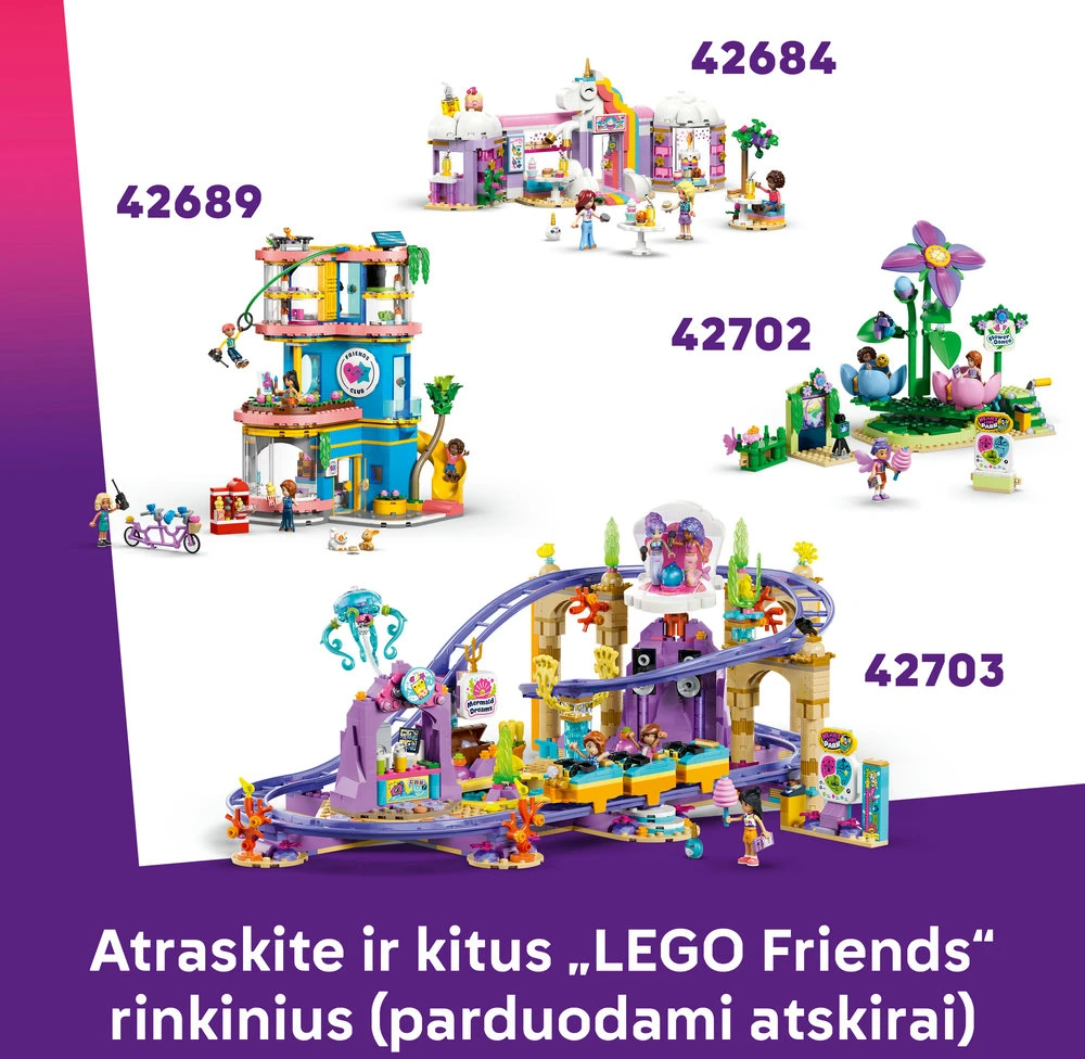„LEGO® Friends“ Saldainių ir keksiukų apžvalgos ratas 42700