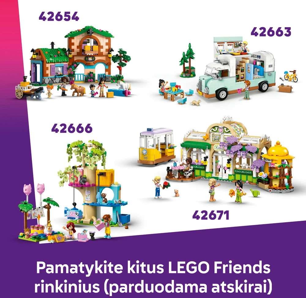 LEGO® Friends Šeimos atostogos pajūrio poilsiavietėje 42673