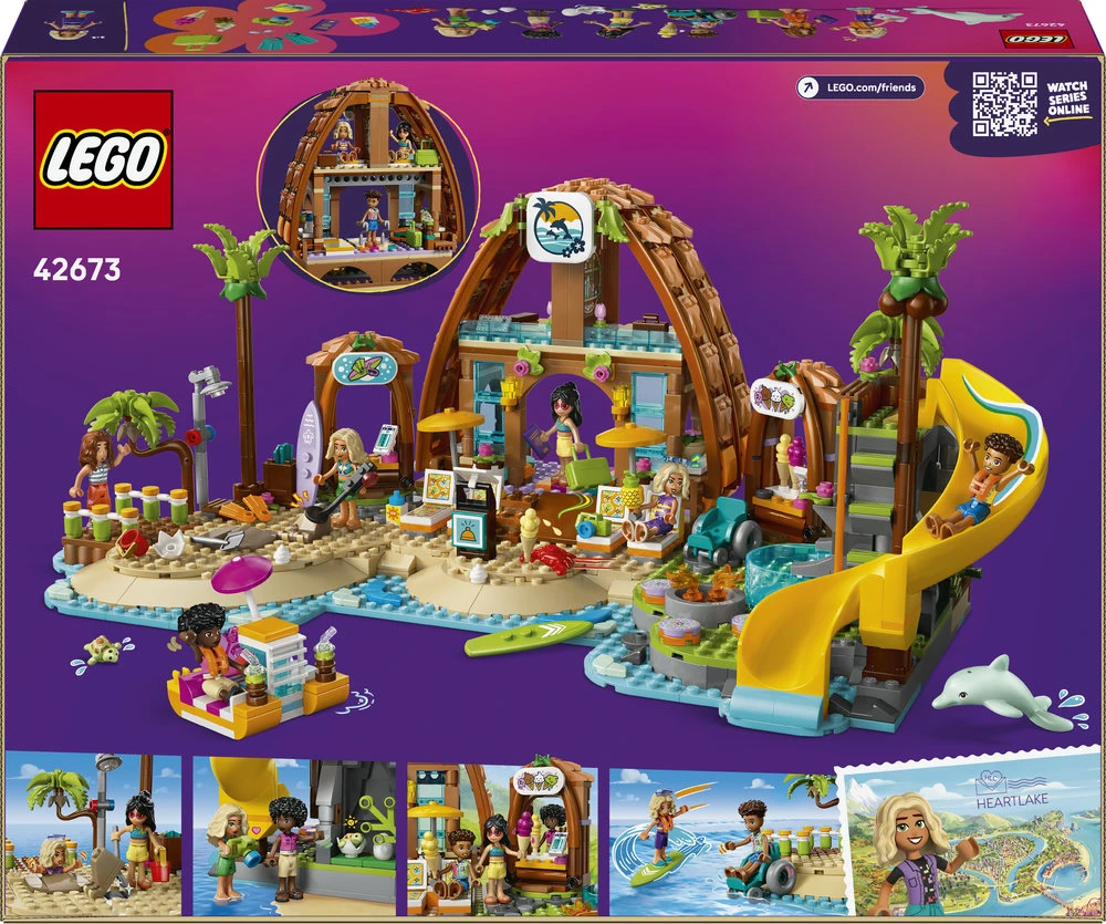 LEGO® Friends Šeimos atostogos pajūrio poilsiavietėje 42673
