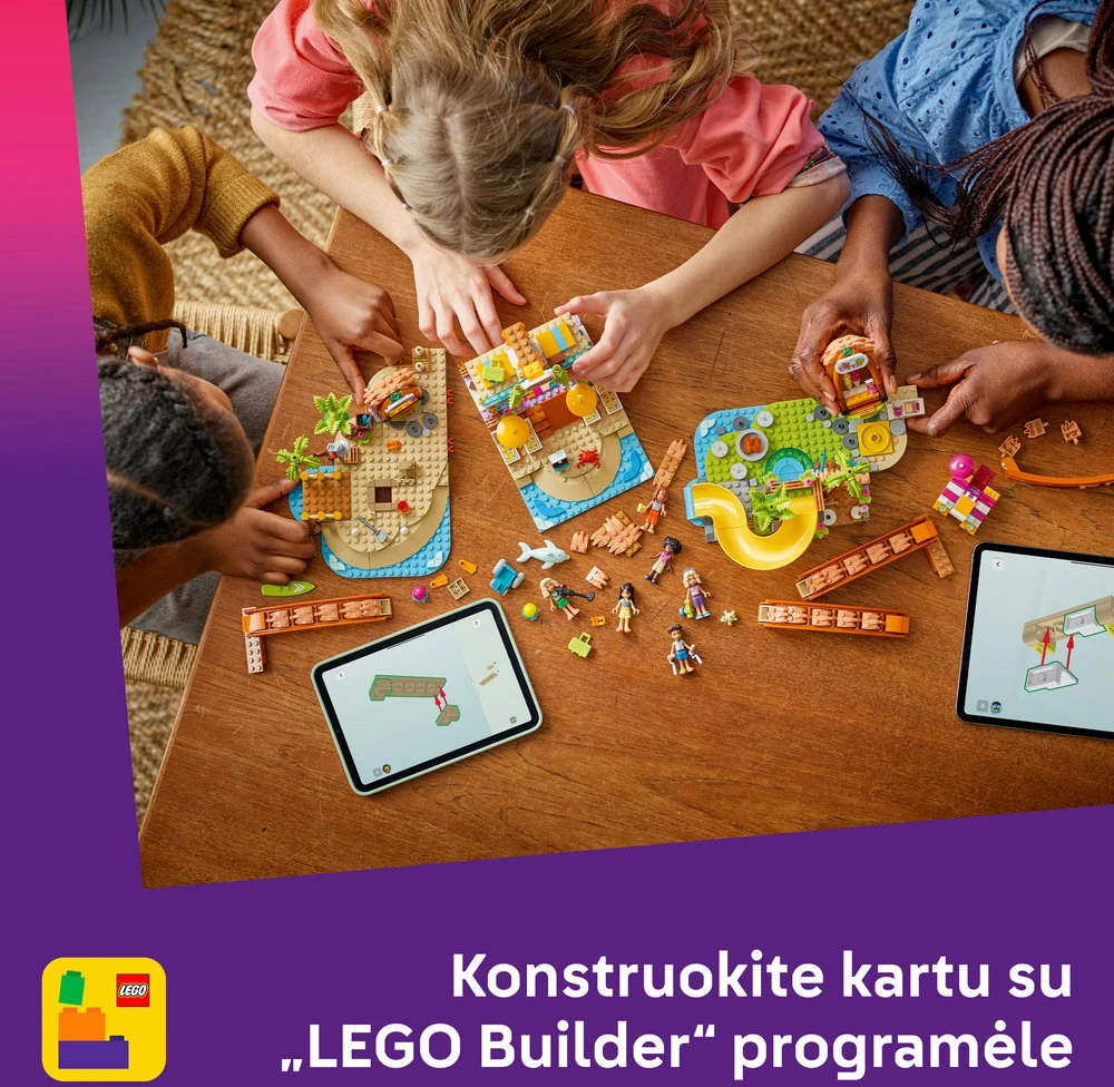 LEGO® Friends Šeimos atostogos pajūrio poilsiavietėje 42673