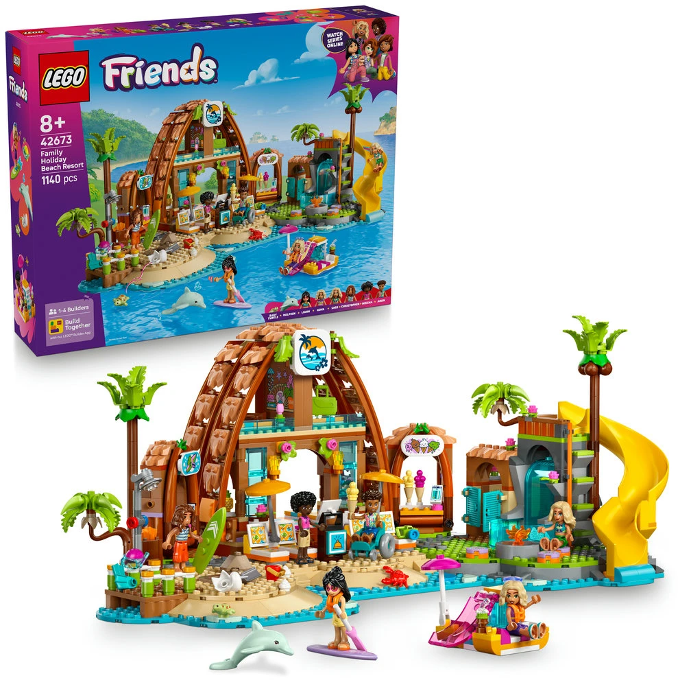 LEGO® Friends Šeimos atostogos pajūrio poilsiavietėje 42673