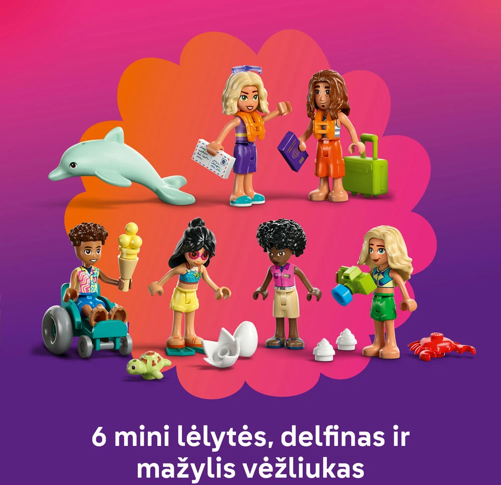 LEGO® Friends Šeimos atostogos pajūrio poilsiavietėje 42673