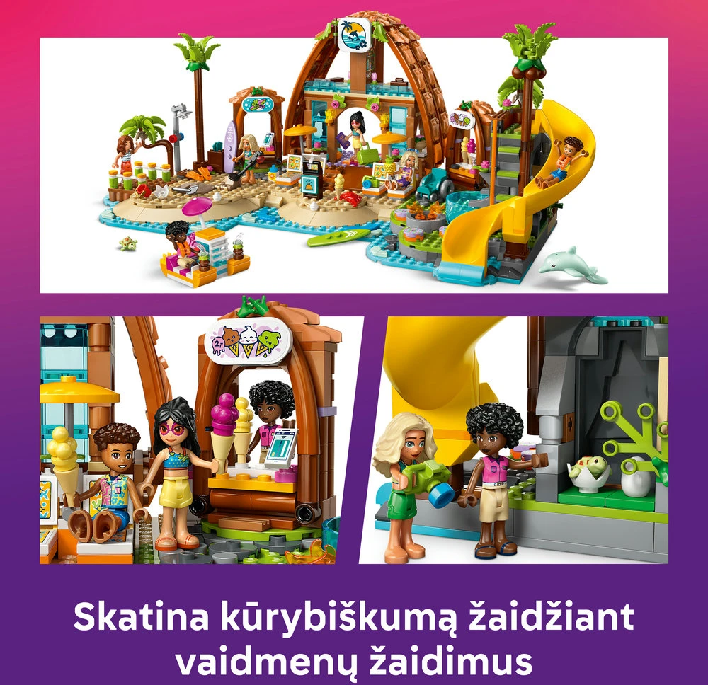 LEGO® Friends Šeimos atostogos pajūrio poilsiavietėje 42673