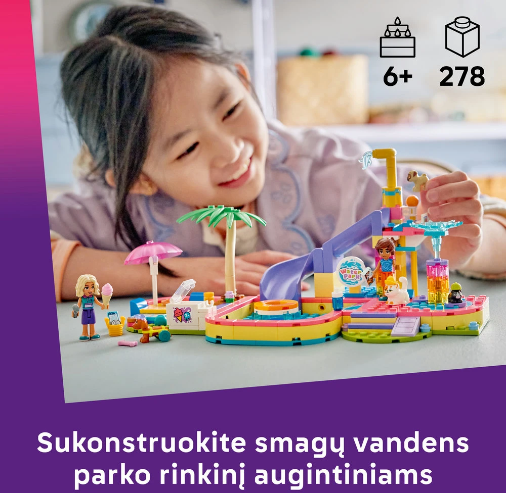„LEGO® Friends“ Smagi diena vandens parke Konstruktorius 42676