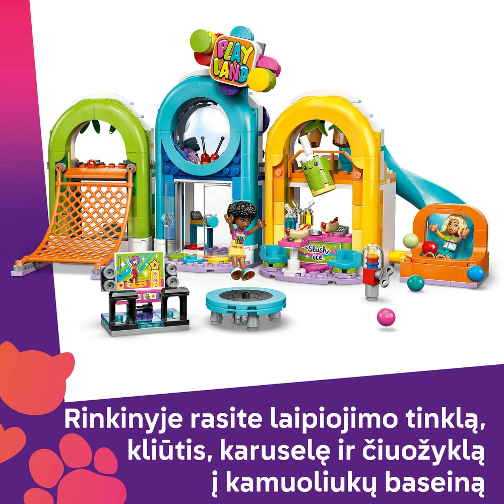 „LEGO® Friends“ Smagi namų žaidimų aikštelė Žaidimo vaidmenimis rinkinys 42686