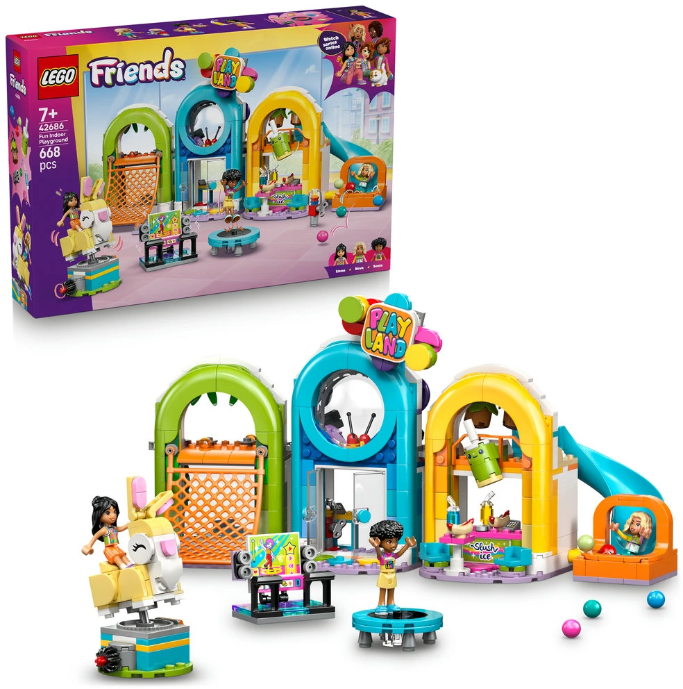 „LEGO® Friends“ Smagi namų žaidimų aikštelė Žaidimo vaidmenimis rinkinys 42686