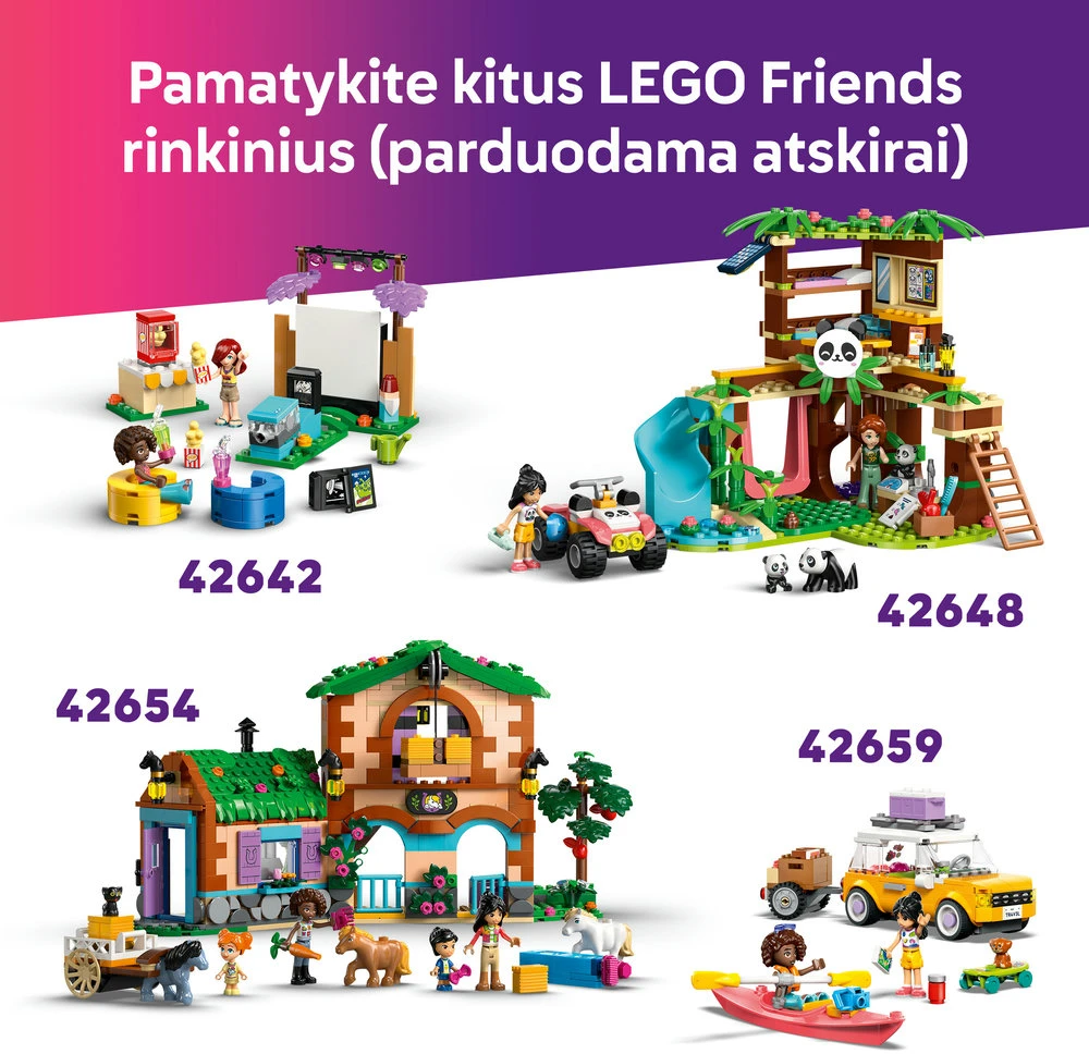LEGO® Friends Šuniukų žaidimų aikštelė Rinkinys 42665