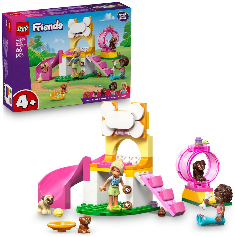 LEGO® Friends Šuniukų žaidimų aikštelė Rinkinys 42665