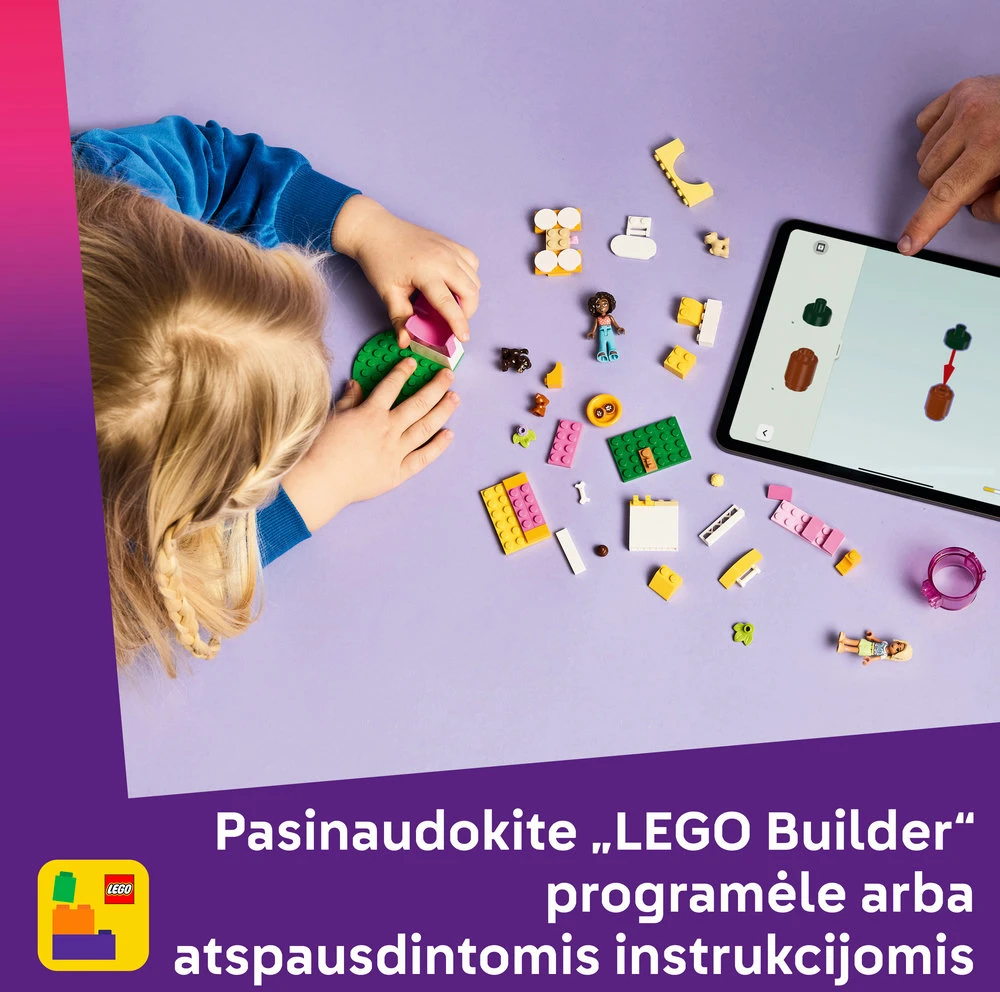 LEGO® Friends Šuniukų žaidimų aikštelė Rinkinys 42665